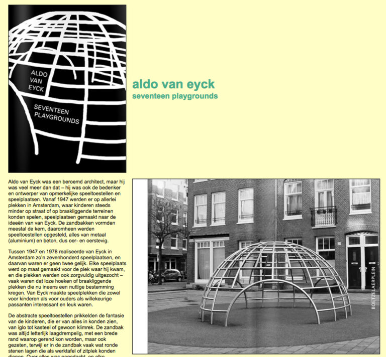 Aldo Van Eyck Playgrounds Pdf - MenalMeida